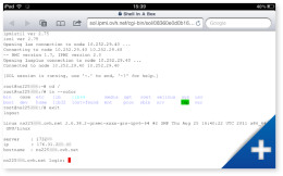 Utilisation de Serial-Over-Lan sur iPad