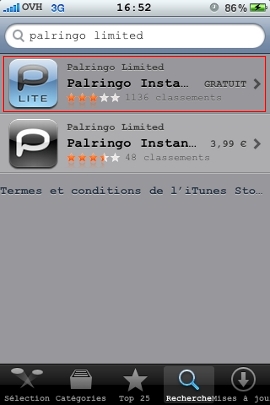 Registrer Palringo