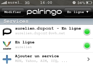 Registrer Palringo