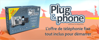 Plug & Phone ! L'offre de téléphonie tout inclus pour démarrer.