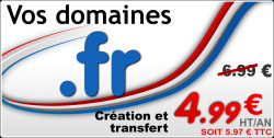 Réservez vos domaines .fr