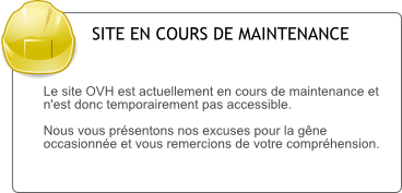 Site en cours de maintenance
