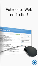 Créez votre site en 1 clic