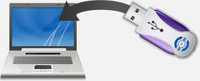 MoM su rune clé usb