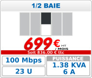 Location de 1/2 baie - 23U