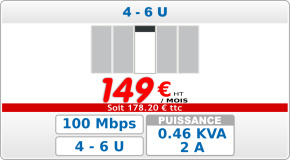 Location de 4 à 6 U