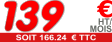 139 € ht / Mois