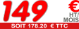 149 € ht / Mois