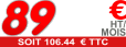 89 € ht / Mois