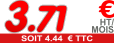 3.7 € ht / Mois