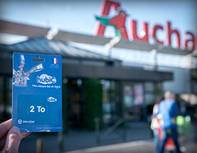 hubiC : des cartes prépayées dans les rayons multimédias